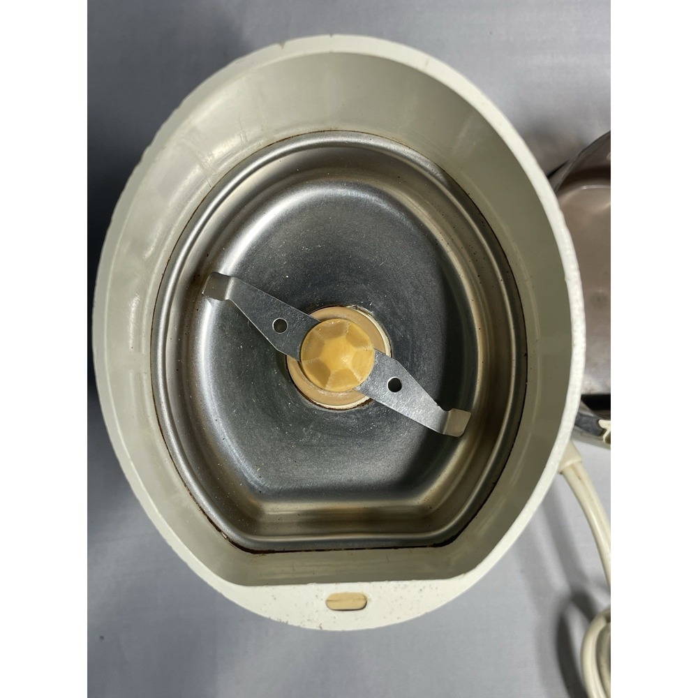 Krups 203 One Touch Coffee Bean Spice Mill Grinder Cream Tested - Picture 8 of 10